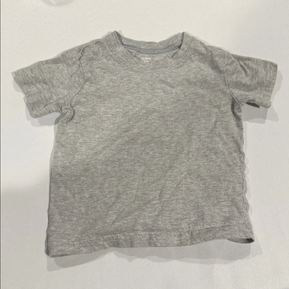 Carter's Light Gray Short Sleeve Tees